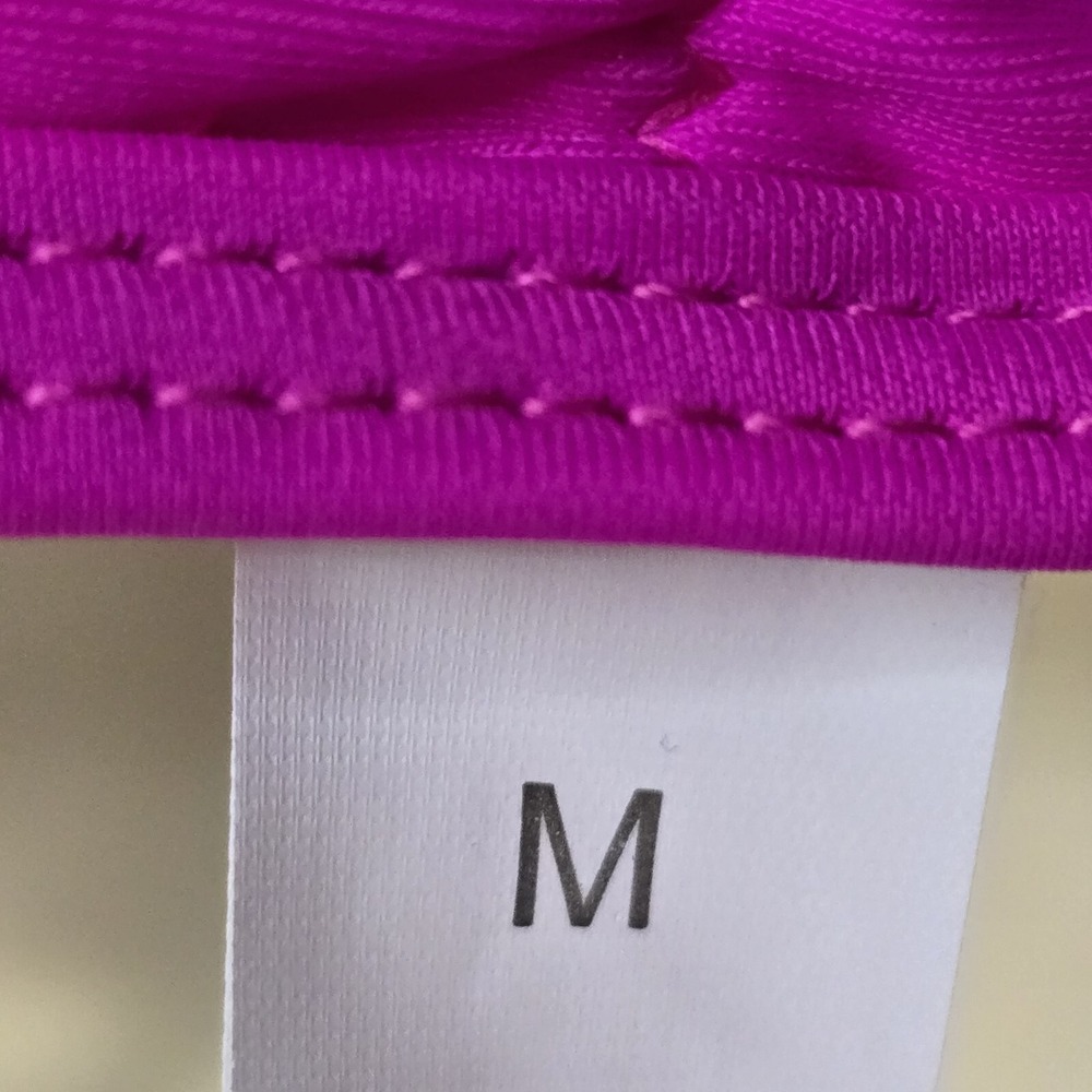 Suvimuga 2 Piece Bikini Set Swimsuit Medium Pink Triangle String Cheeky - Picture 5 of 6